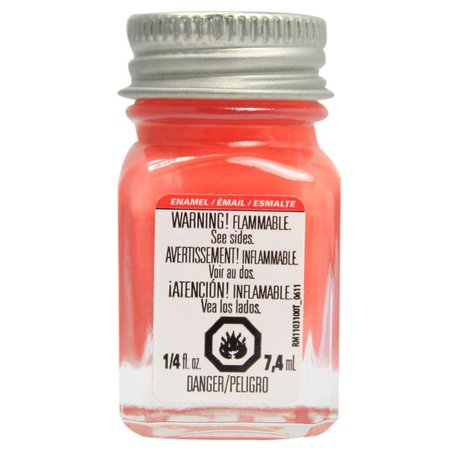 TESTORS Paint Hobby Enam Orange 1/4 Oz 1127TT